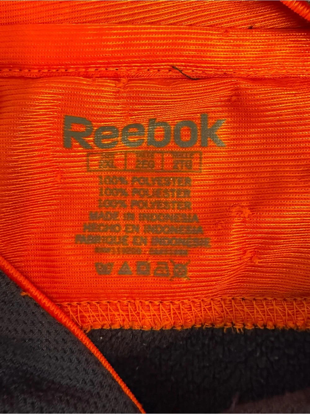 Chicago Bears Reebok navy nfl football hoodie pullover embroidered men’s Sz XXL